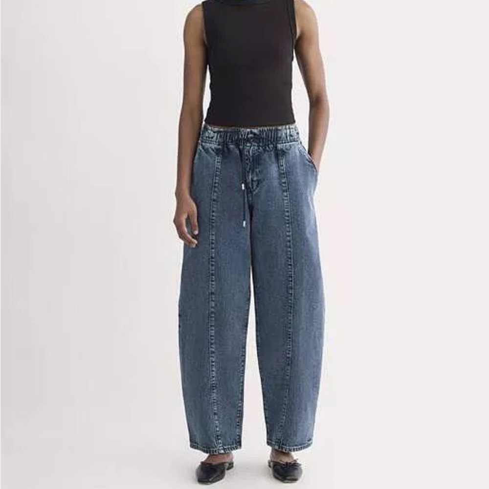 Everlane drawstring baggy jeans size M - new with tags!